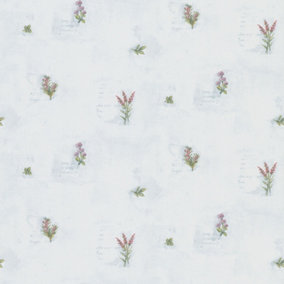 Galerie Fresh Kitchens 5 Blue Small Flowers Smooth Wallpaper