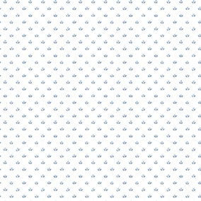 Galerie Fresh Kitchens 5 Blue Small Tulip Motif Smooth Wallpaper