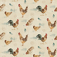 Galerie Fresh Kitchens 5 Cream Cocks & Hens Smooth Wallpaper