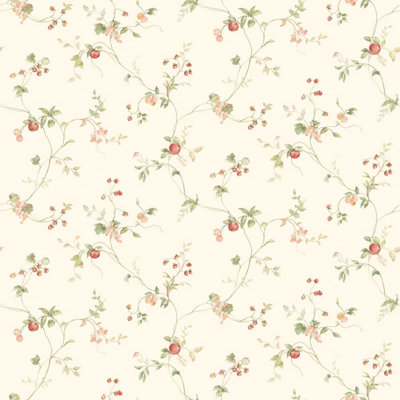 Galerie Fresh Kitchens 5 Orange Dainty Fruit Tree Smooth Wallpaper