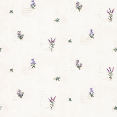 Galerie Fresh Kitchens 5 Purple Lilac Small Flowers Smooth Wallpaper