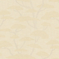 Galerie Fusion Beige Chinoiserie Tree Motif Wallpaper