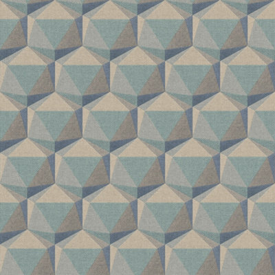 Galerie Fusion Blue Geometric Motif Wallpaper