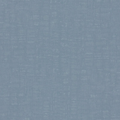 Galerie Fusion Blue Linen Effect Textured Wallpaper