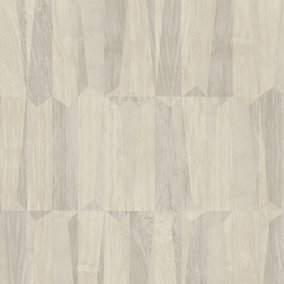 Galerie Fusion Brown Geo Point Wood Effect Motif Wallpaper