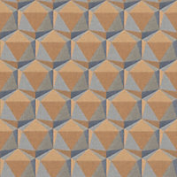 Galerie Fusion Orange Geometric Motif Wallpaper