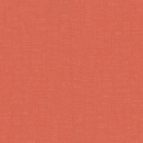 Galerie Fusion Orange Linen Effect Textured Wallpaper