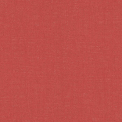 Galerie Fusion Red Linen Effect Textured Wallpaper