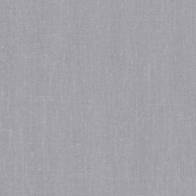 Galerie Geometrix Dark Grey Coarse Linen Smooth Wallpaper