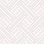 Galerie Geometrix Pink Silver Geo Rectangular Smooth Wallpaper