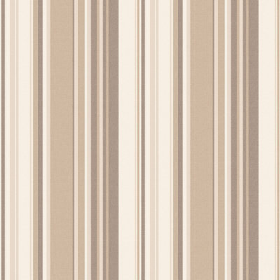 Galerie Global Fusion Bronze Brown Gf Stripe Smooth Wallpaper