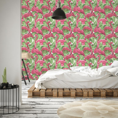 Brinquedo Quebra Cabeça Paisagem Flamingos De 60 Peças Grow