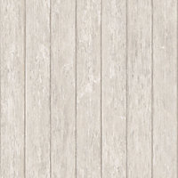 Galerie Global Fusion Silver Grey Wood Smooth Wallpaper