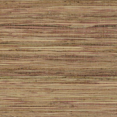 Galerie Grasscloth 2 Brown/Red Wide Grasscloth Wallpaper Roll