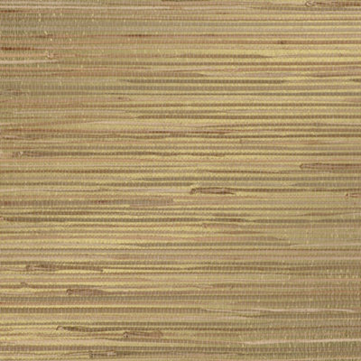 Galerie Grasscloth 2 Metallic Brown Boodle Grasscloth Wallpaper Roll