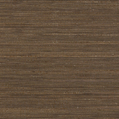 Galerie Grasscloth 2 Pearlescent Dark Brown Seagrass Grasscloth Wallpaper Roll