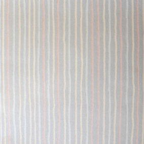 Galerie Great Kids Light Blue Smooth Glitter Stripes Wallpaper Roll