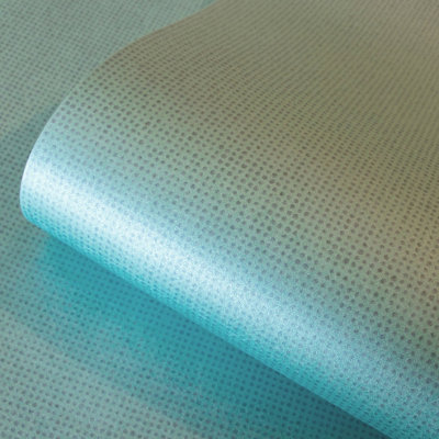 Galerie Great Kids Turquoise Smooth Glitter Mini Dots Wallpaper Roll