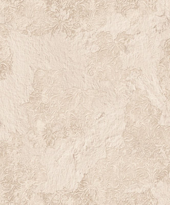 Galerie Grunge Beige Concrete Damask Smooth Wallpaper