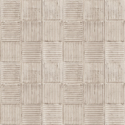Galerie Grunge Beige Grey Steel Plates Smooth Wallpaper