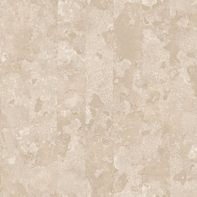 Galerie Grunge Beige Industrial Stripe Smooth Wallpaper