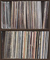 Galerie Grunge Black Multi-Coloured LP Shelf Smooth Wallpaper