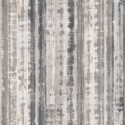 Galerie Grunge Grey White Silver Industrial Sheet Smooth Wallpaper