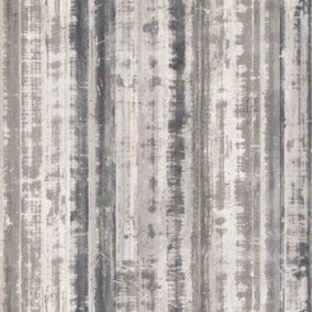 Galerie Grunge Grey White Silver Industrial Sheet Smooth Wallpaper