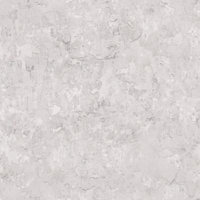 Galerie Grunge Light Grey Concrete Smooth Wallpaper