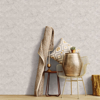 Galerie Grunge Light Grey Concrete Smooth Wallpaper