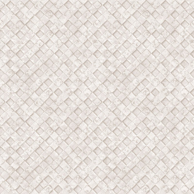 Galerie Grunge White Metal Grate Smooth Wallpaper