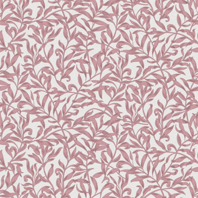 Galerie Heritage Pink Vintage Leaf Wallpaper Roll