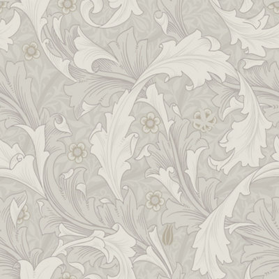 Galerie Hidden Treasures Cream Floral Granville Leaf Wallpaper Roll