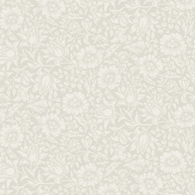 Galerie Hidden Treasures Cream Floral Mallow Wallpaper Roll