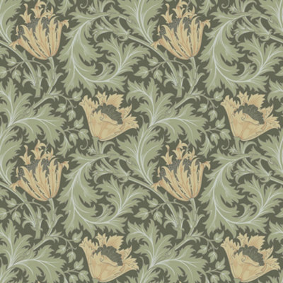 Galerie Hidden Treasures Yellow Anemone Floral Wallpaper Roll