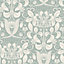 Galerie Hjarterum Collection Light Blue Berit Honeysuckle Trellis Wallpaper Roll
