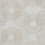 Galerie Home Collection Beige Circle Motif Wallpaper Roll