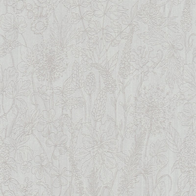 Galerie Home Collection Beige Floral Motif Wallpaper Roll