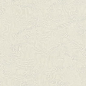 Galerie Home Collection Beige Glitter Abstract Organic Waves Wallpaper Roll