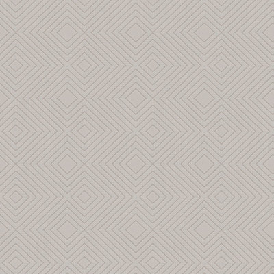 Galerie Home Collection Beige Glitter Geometric Diamond Wallpaper Roll