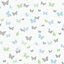 Galerie Home Collection Blue Butterfly Motif Wallpaper Roll