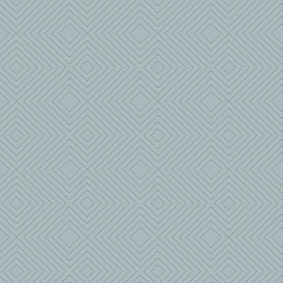 Galerie Home Collection Blue Glitter Geometric Diamond Wallpaper Roll