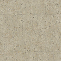 Galerie Home Collection Metallic Beige Geometric Structure Wallpaper Roll