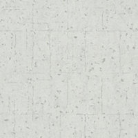 Galerie Home Collection Metallic Grey Geometric Structure Wallpaper Roll