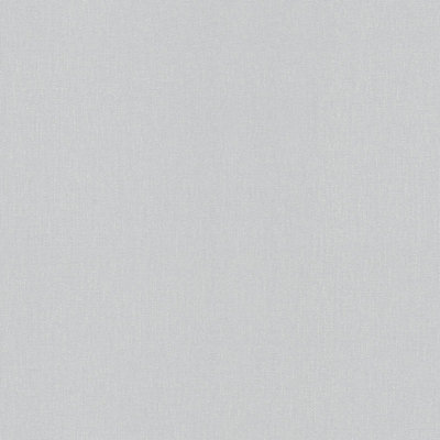 Galerie Home Collection Mid Grey Plain Linen Effect A4 Wallpaper Sample