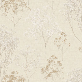 Galerie Homestyle Beige Queen Annes Lace Smooth Wallpaper