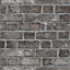 Galerie Homestyle Black Farmhouse Brick Smooth Wallpaper