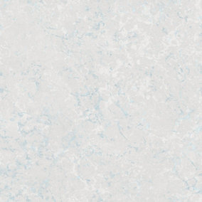 Galerie Homestyle Turquoise Grey Minimal Marble Smooth Wallpaper