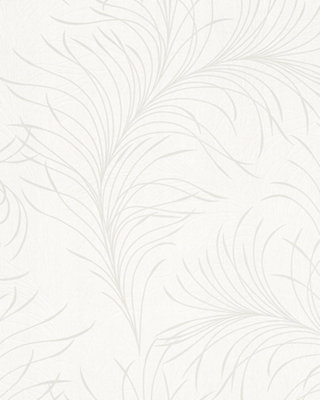 Galerie Imagine Beige Taupe Wispy Swirl Design Embossed Wallpaper