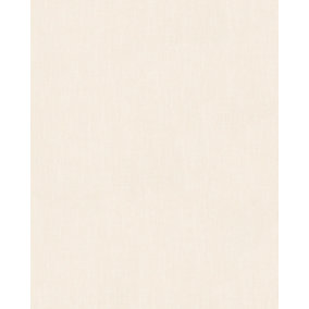 Galerie Imagine Cream Plain Linen Textured Wallpaper